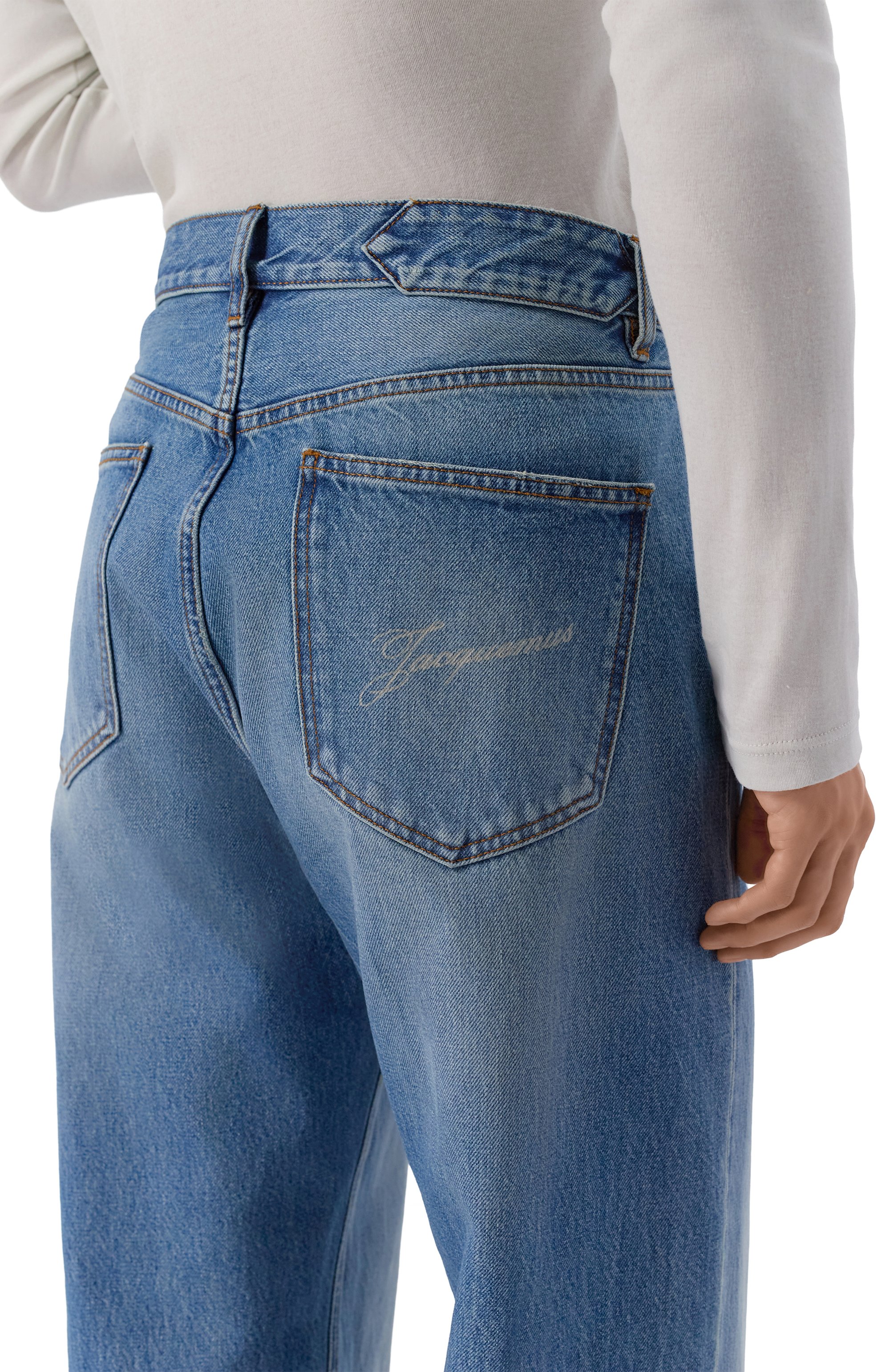 Джинсы JACQUEMUS, арт. 25HPAM00028/AD00038, фото 5