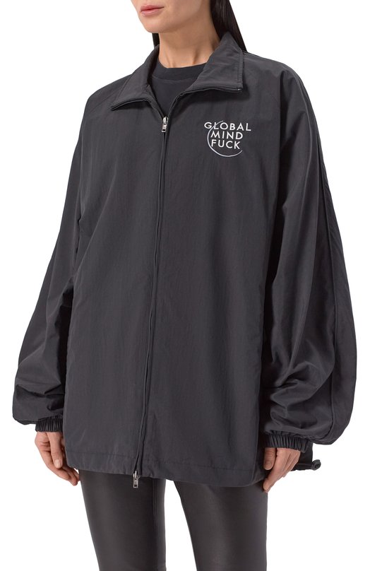 Ветровка VETEMENTS ME76GJ121B/26350 NYL0N Чёрный  ME76GJ121B/26350 NYL0N Фото 3