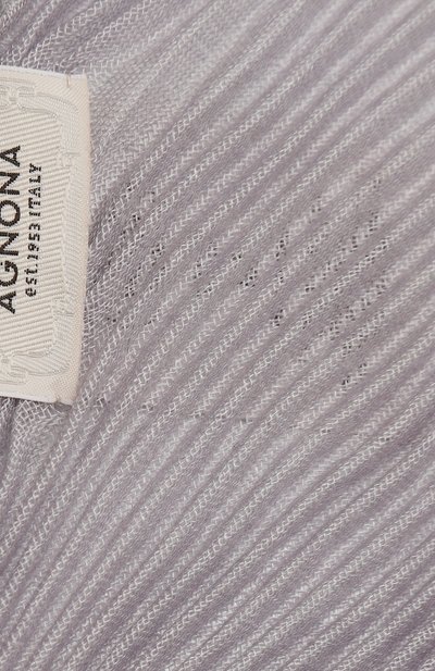 Шарф из кашемира и шелка AGNONA сиреневого цвета по цене 66500 руб., арт. AS0813E/H7050E, фото 3 Шарф из кашемира и шелка AGNONA, арт. AS0813E/H7050E, фото 3