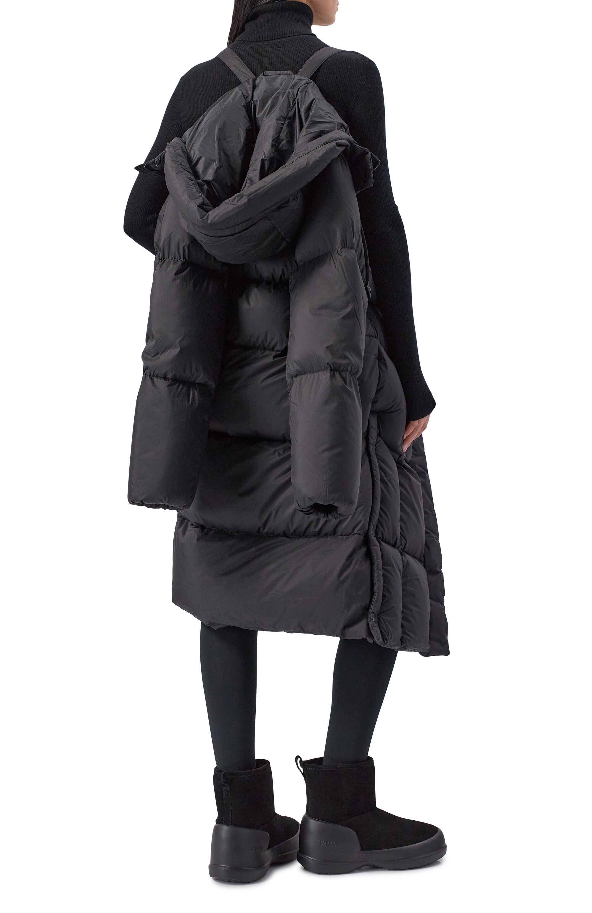 Пуховик HUGO черного цвета по цене 54950 руб., арт. 50546355, фото 5 Пуховик HUGO, арт. 50546355, фото 5