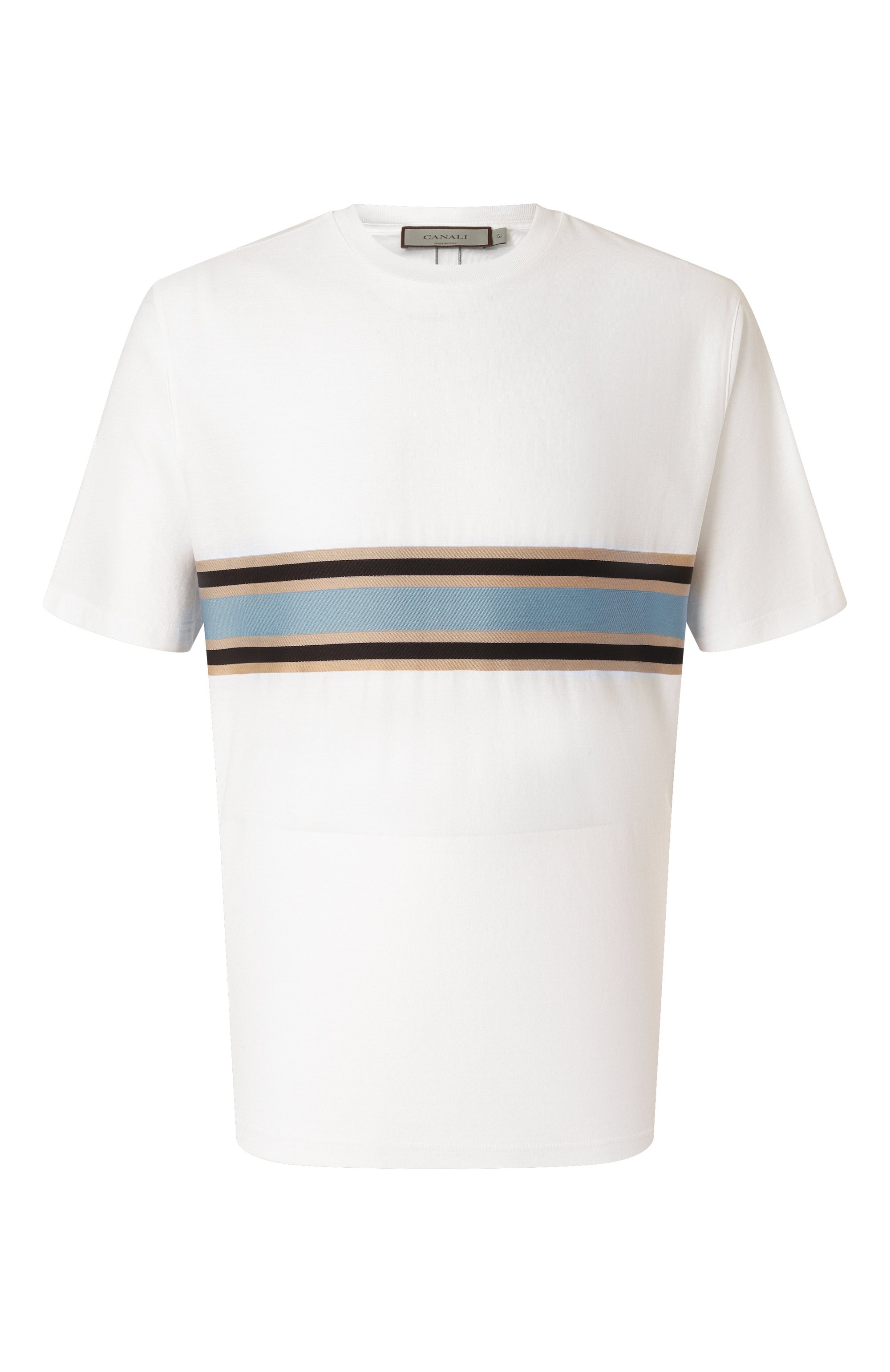 Хлопковая футболка CANALI, арт. T0876/MJ02252, фото 1