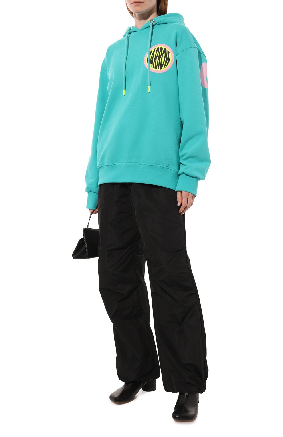 Хлопковое худи BARROW, арт. 034090, фото 2