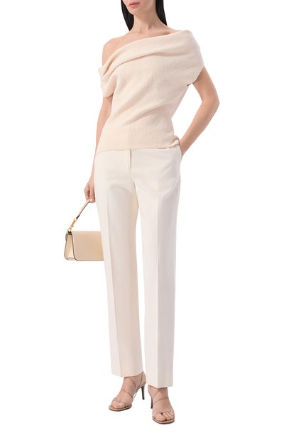 Брюки из вискозы и хлопка TOTEME, арт. 262-WRB0358-FB0632, фото 2