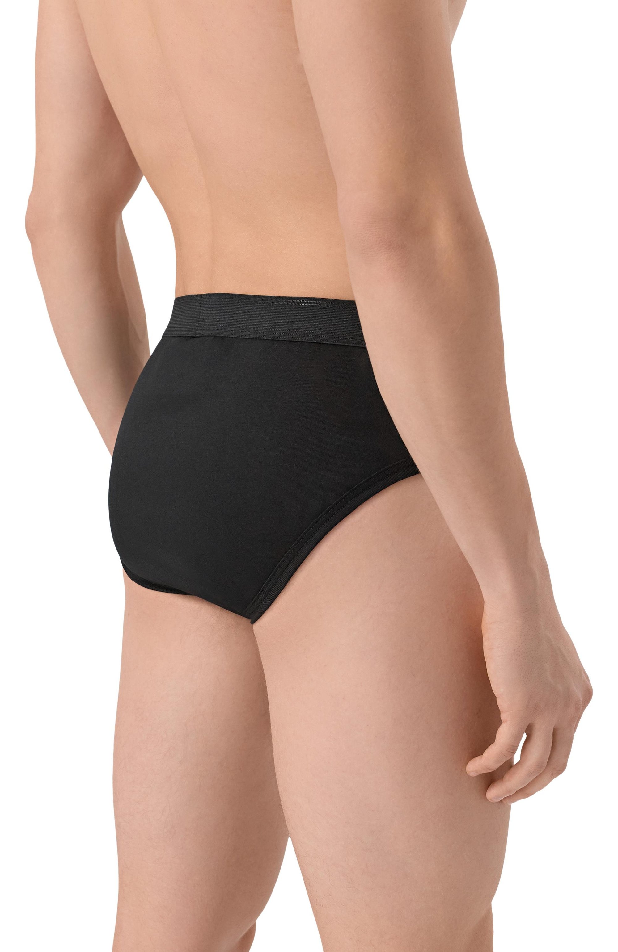Хлопковые брифы ZIMMERLI черного цвета по цене 8580 руб., арт. 222-1474_001, фото 3 Хлопковые брифы ZIMMERLI, арт. 222-1474_001, фото 3
