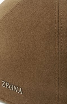 Мужская кашемировая бейсболка ZEGNA хаки цвета, арт. B8D/Z8I09HA8 | Фото 4 (Материал: Шерсть, Текстиль, Кашемир; Нос: Не проставлено)