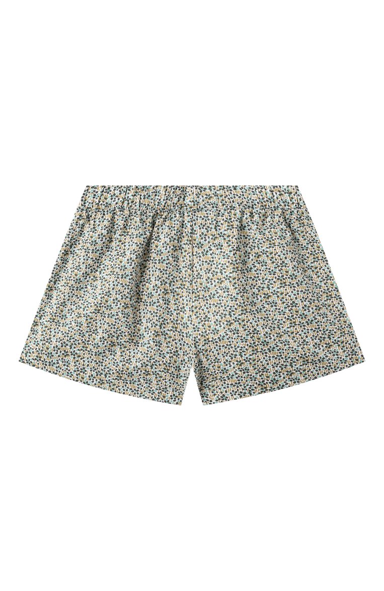 Детский комплект из рубашки и шорт IL GUFO зеленого цвета, арт. P25DP489C4139/5A-8A | Фото 5 (Рукава: Короткие; Кросс-КТ: костюм; Материал внешний: Хлопок; Ростовка одежда: 5 лет | 110 см, 7 лет | 122 см, 4 года | 104 см)