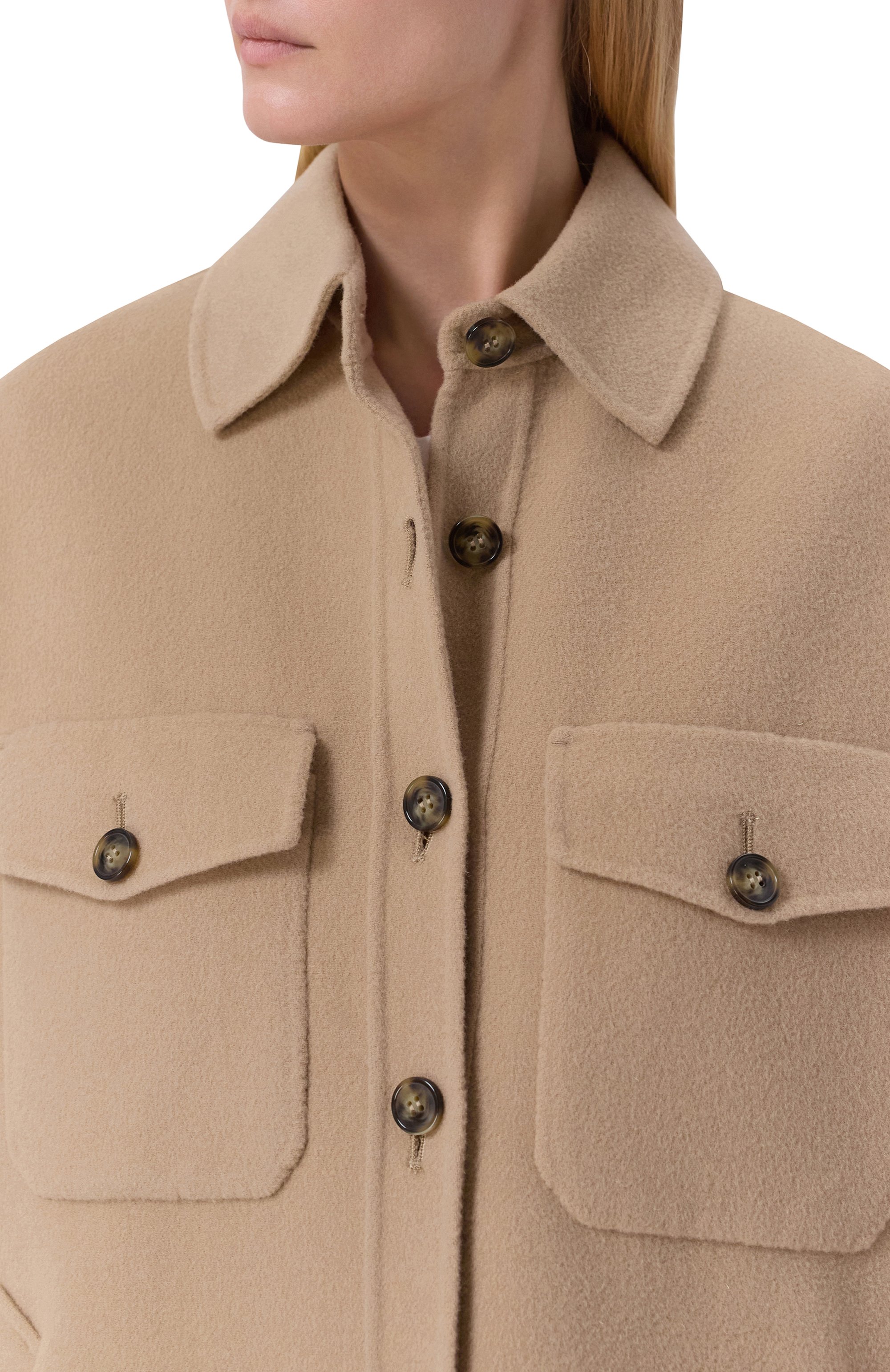 Шерстяная куртка-рубашка WEEKEND MAX MARA, арт. WKDLASER, фото 5