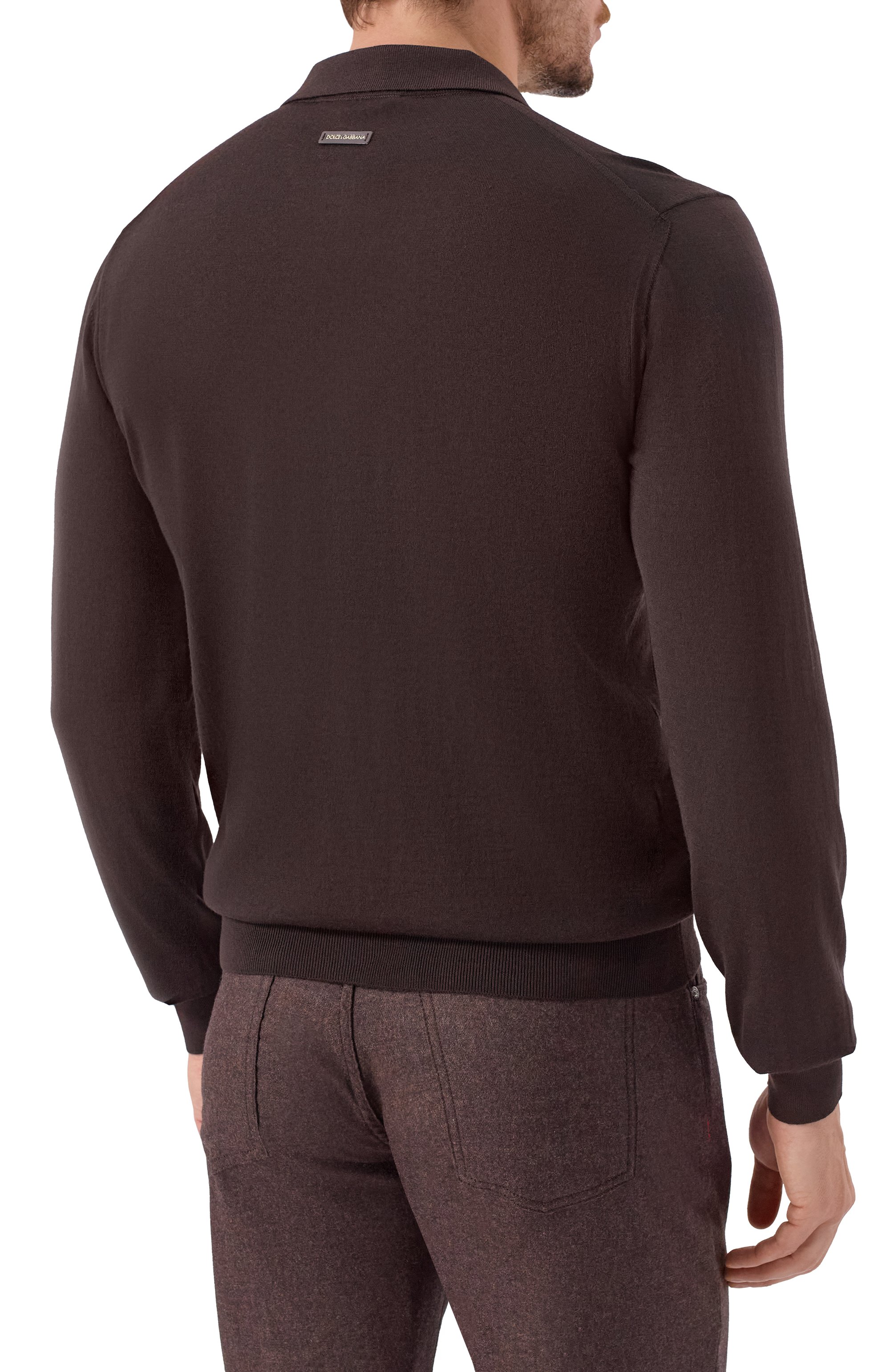 Шерстяное поло DOLCE & GABBANA, арт. GXZ25T/JCVZS, фото 4