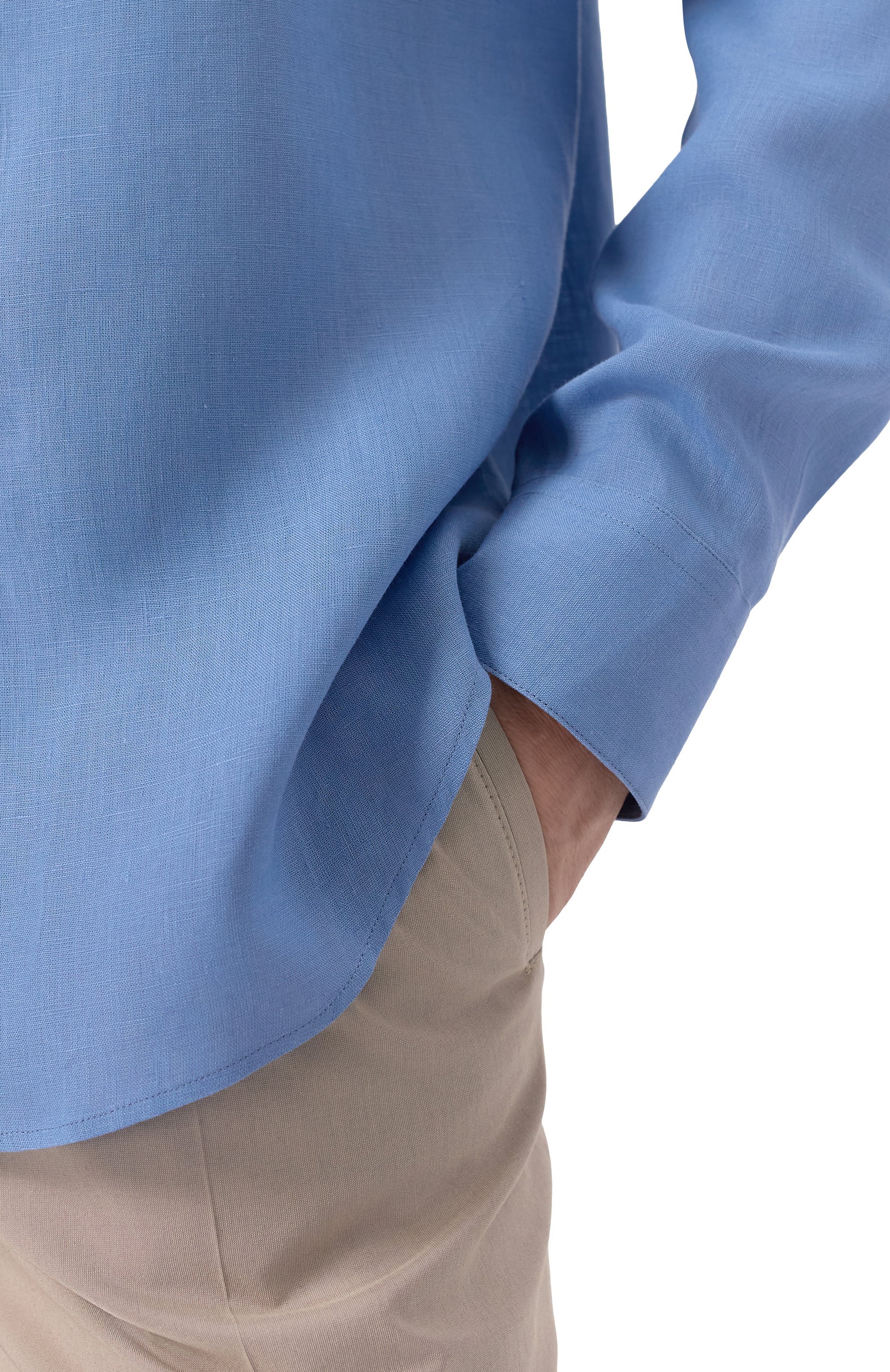 Льняная рубашка GIORGIO ARMANI, арт. 8WGCCZ98/TZC62, фото 5