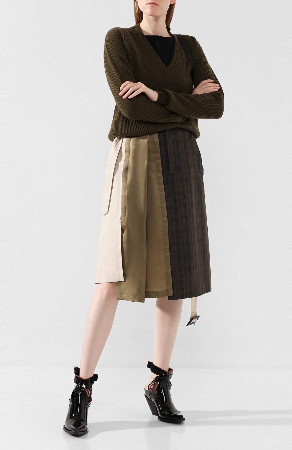 Шерстяная юбка MAISON MARGIELA, арт. S51MA0366/STN899, фото 2