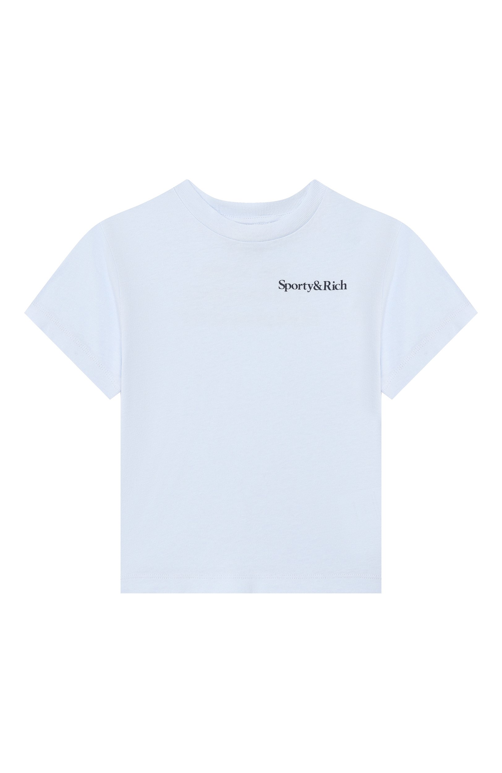 Хлопковая футболка SPORTY AND RICH, арт. T004875300BL90, фото 1