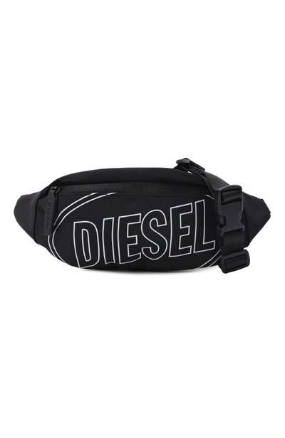 Поясная сумка warmy DIESEL черного цвета по цене 9680 руб., арт. J03137/KXBEW, фото 4 Поясная сумка warmy DIESEL, арт. J03137/KXBEW, фото 4