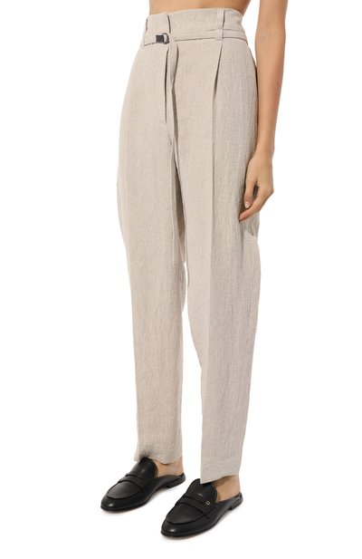 Льняные брюки BRUNELLO CUCINELLI, арт. MF588P8298, фото 3