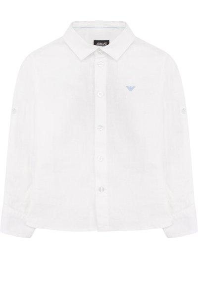 Льняная рубашка ARMANI JUNIOR, арт. 3Z4C16/4NFRZ/4A-10A, фото 1