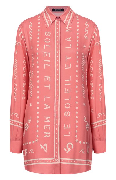 Женская рубашка из вискозы BALMAIN, арт. GF0HS435/VI92