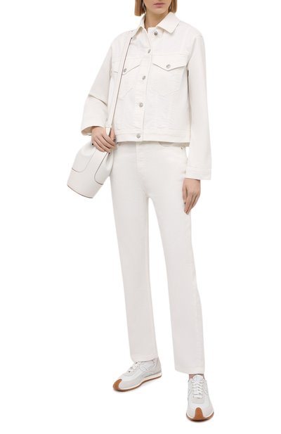 Джинсовая куртка NANUSHKA белого цвета по цене 74350 руб., арт. MAREN_WHITE_C0MF0RT STRETCH DENIM, фото 2 Джинсовая куртка NANUSHKA, арт. MAREN_WHITE_C0MF0RT STRETCH DENIM, фото 2