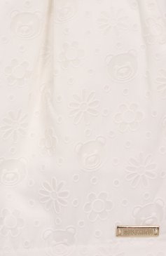 Детские шорты MOSCHINO молочного цвета, арт. HDQ01K/LZB15/10-14 | Фото 3 (Нос: Не проставлено; Материал внешний: Вискоза, Синтетический материал; Материал подклада: Хлопок; Случай: Повседневный; Тематический товар: Teddy Bear; Ростовка одежда: 10 - 11 лет | 140 - 146см, 12 лет | 152 см, 16 лет | 164 см)