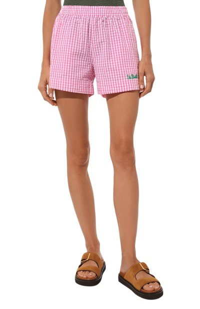 Хлопковые шорты MC2 SAINT BARTH розового цвета по цене 14600 руб., арт. STBW/LIERRE/07252D, фото 3 Хлопковые шорты MC2 SAINT BARTH, арт. STBW/LIERRE/07252D, фото 3