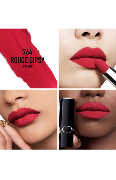 Помада для губ с вельветовым финишем rouge dior, оттенок 764 цыганский красный (3,5g) DIOR, арт. C035600764, фото 3