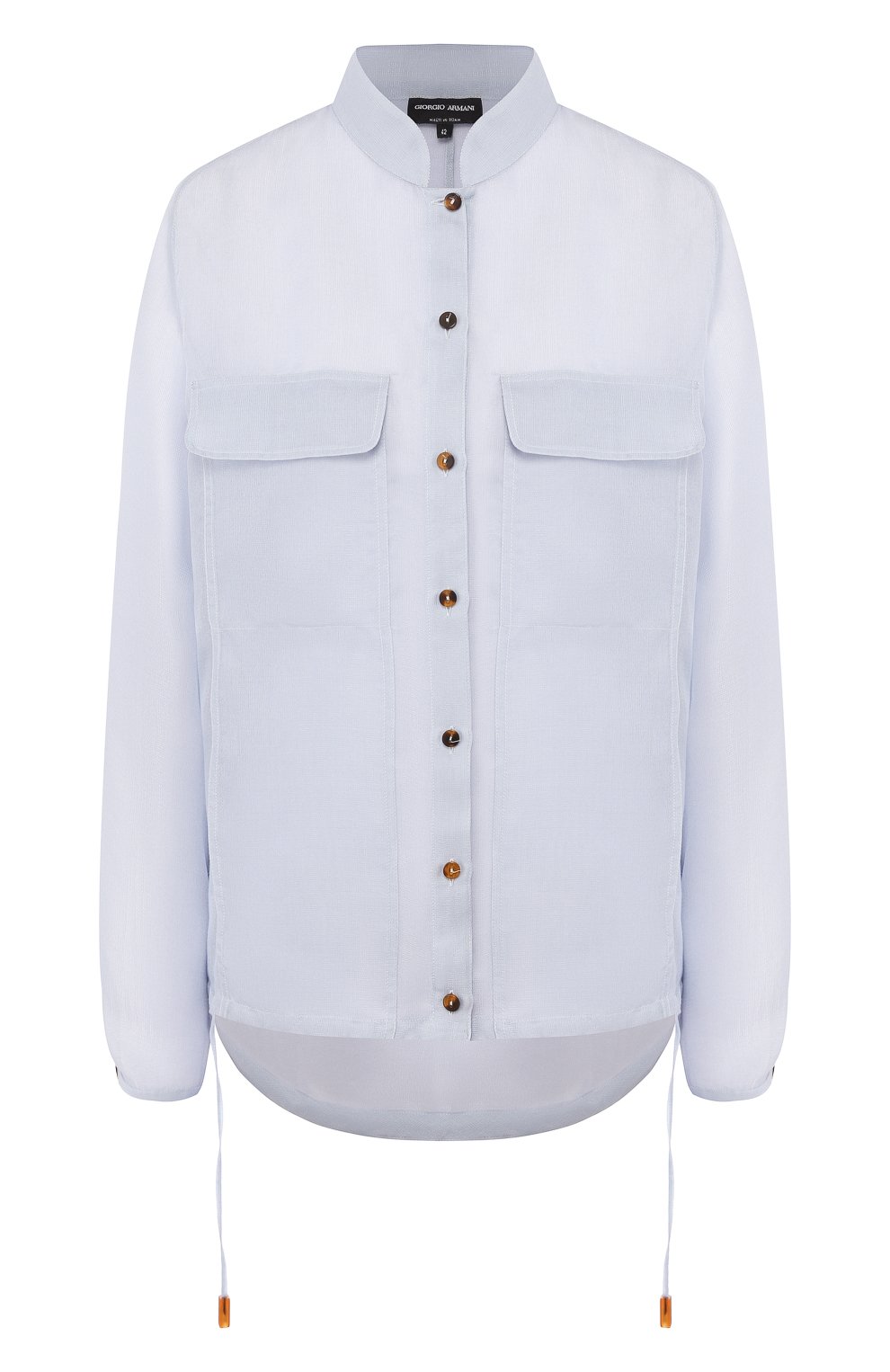 Рубашка из смеси шелка и хлопка GIORGIO ARMANI, арт. 0SHCCZ21/TZ492, фото 1