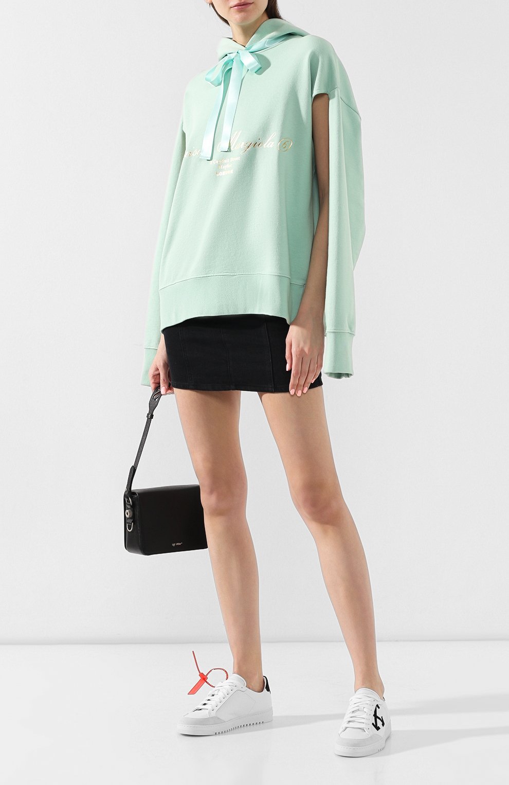 Хлопковое худи MM6, арт. S62GU0004/S25424, фото 2