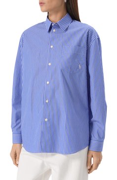 Хлопковая рубашка SPORTY AND RICH, арт. SI006612302ST02, фото 3