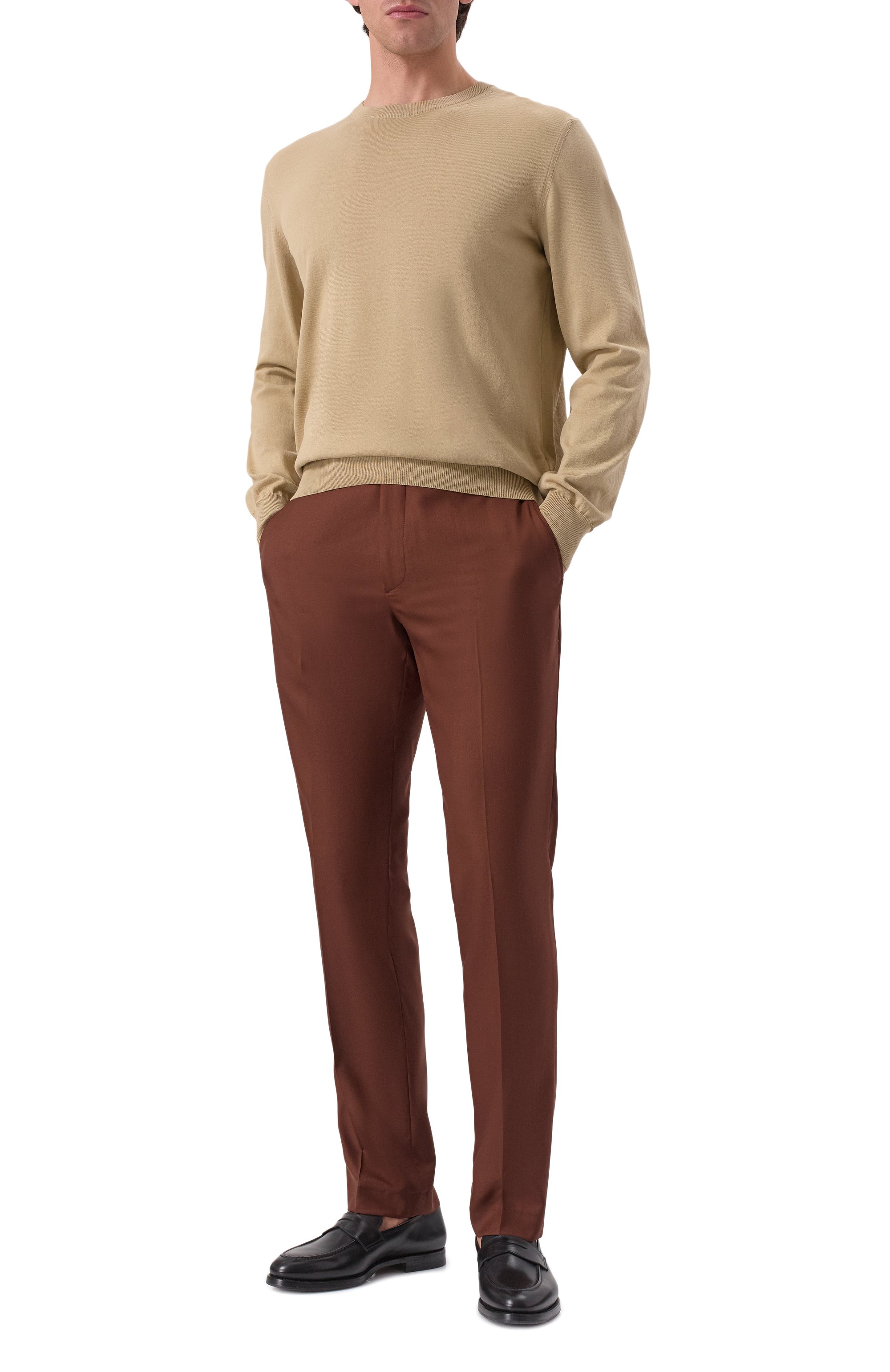 Брюки из шерсти и шелка BERWICH, арт. SC/1/DR1480, фото 2