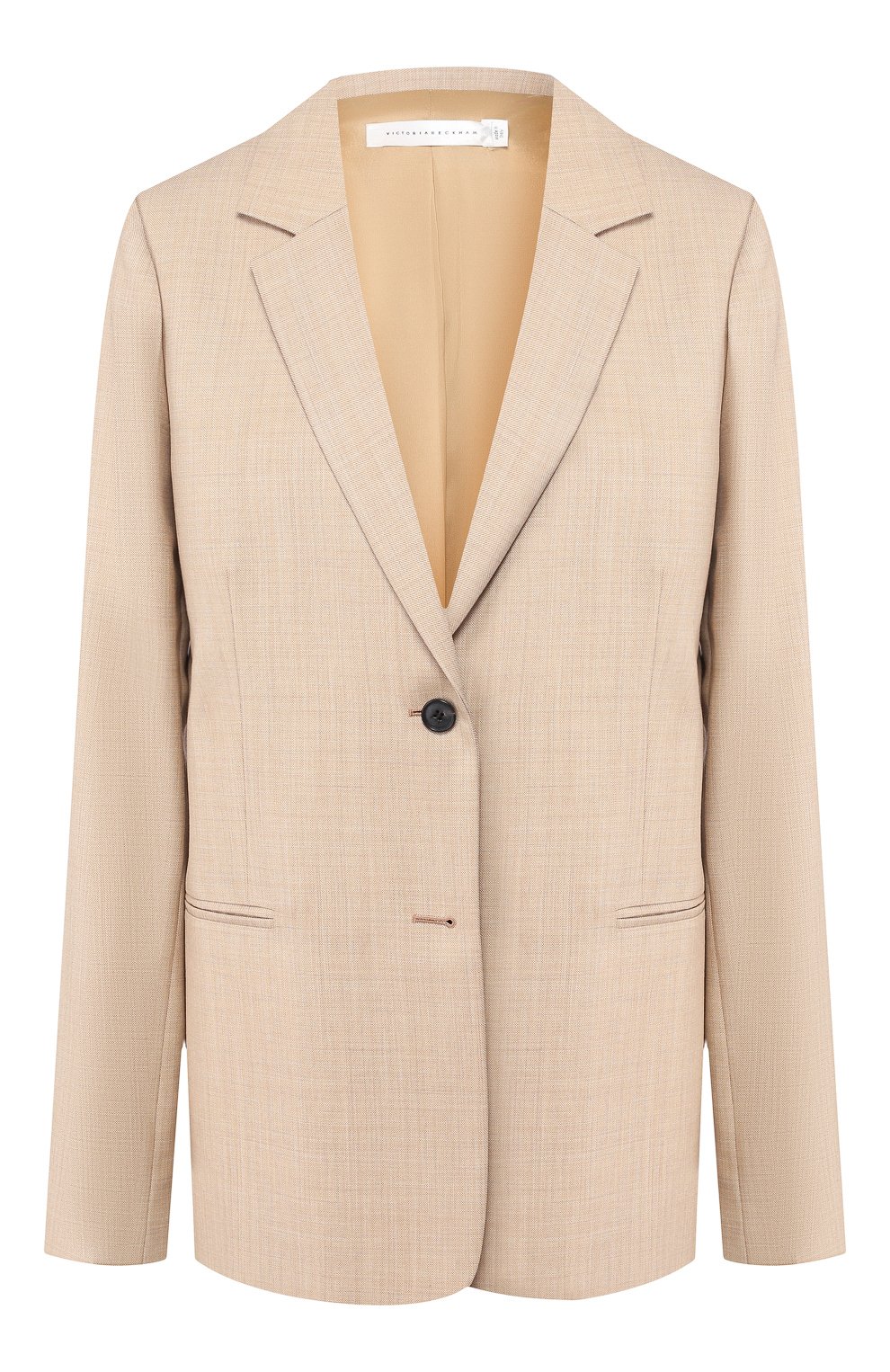 Шерстяной жакет VICTORIA BECKHAM, арт. JK FIT 5701C PSS19 MELANGE W00L, фото 1