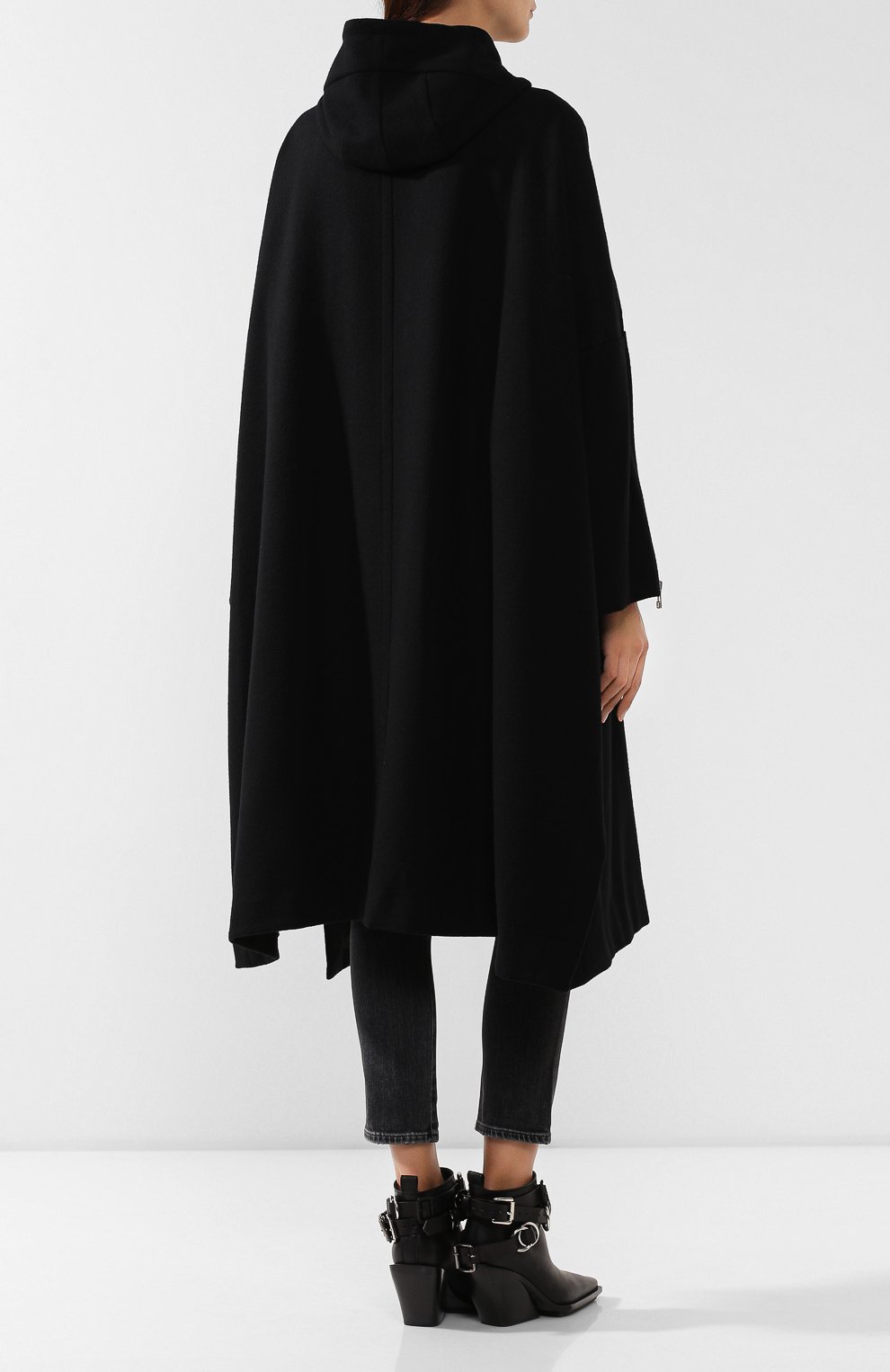 Шерстяное пальто YOHJI YAMAMOTO, арт. FJ-C52-104, фото 4