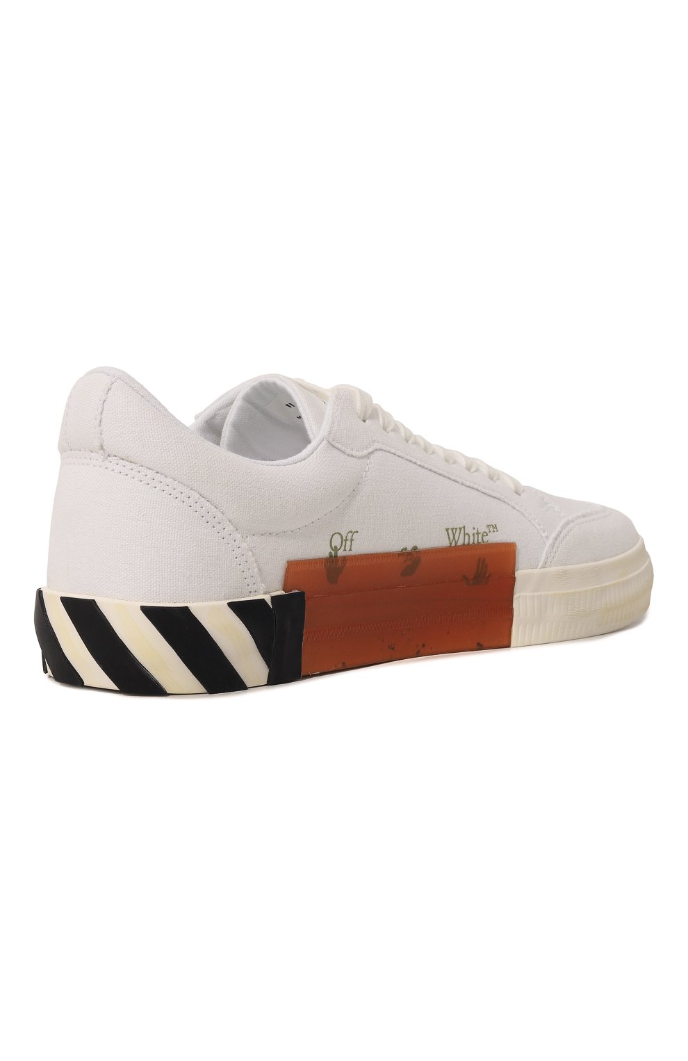 Текстильные кеды vulcanized OFF-WHITE, арт. 0MIA085S22FAB0010145, фото 5