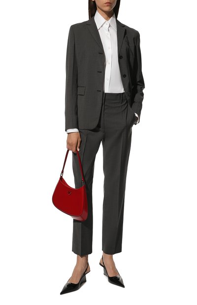 Хлопковая рубашка PRADA, арт. P498E-1UCX-F0009-211, фото 2