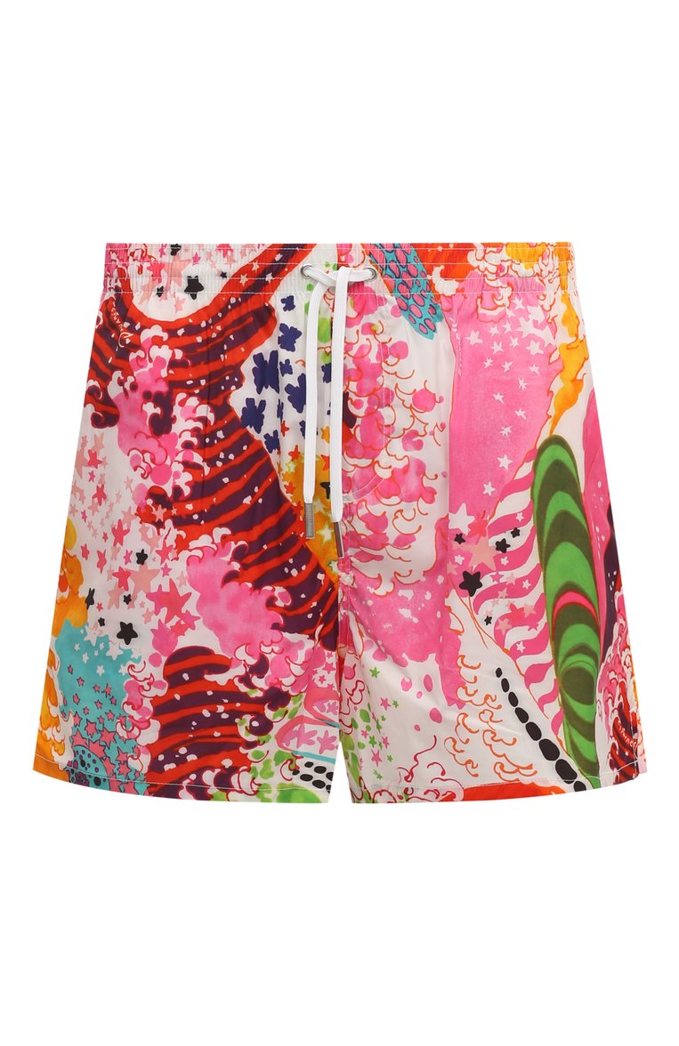 Мужские плавки-шорты DSQUARED2 разноцветного цвета, арт. D7B645720 | Фото 1 (Нос: Не проставлено; Материал внешний: Синтетический материал; Принт: С принтом; Мужское Кросс-КТ: плавки-шорты; Детали: Без декора; Автоматизация состава: Проставлено)