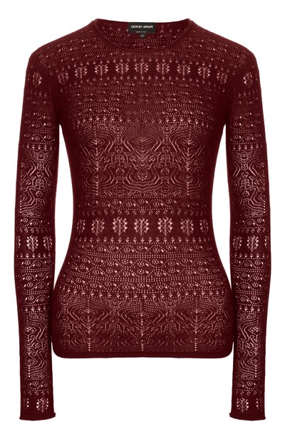 Женский хлопковый пуловер GIORGIO ARMANI, арт. GW004187/AF29368