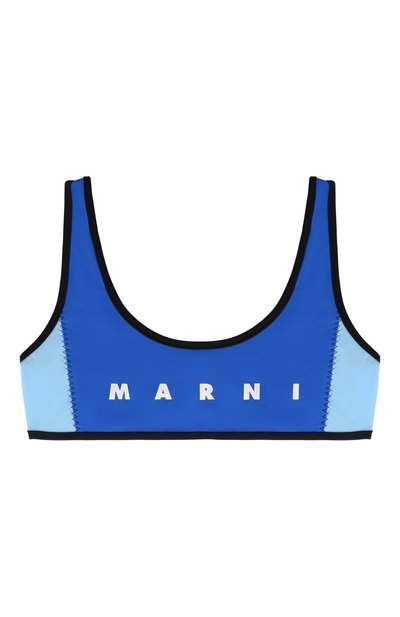 Раздельный купальник MARNI синего цвета по цене 9635 руб., арт. M01050/M00M2, фото 2 Раздельный купальник MARNI, арт. M01050/M00M2, фото 2