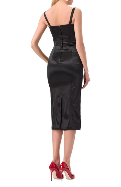 Атласное платье DOLCE & GABBANA, арт. F6DIHT/FURAD, фото 4