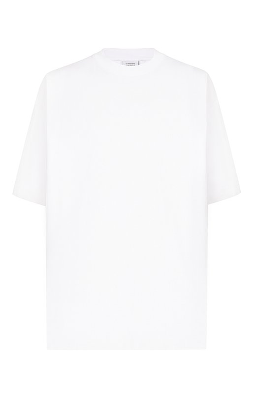 Хлопковая футболка VETEMENTS ME76TR141WW/1200 LIGHT JERSEY Белый ME76TR141WW/1200 LIGHT JERSEY
