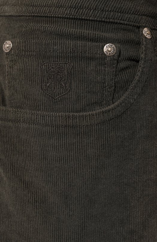 Вельветовые брюки Corneliani 944JL2-9420131 Зелёный  944JL2-9420131 Фото 5