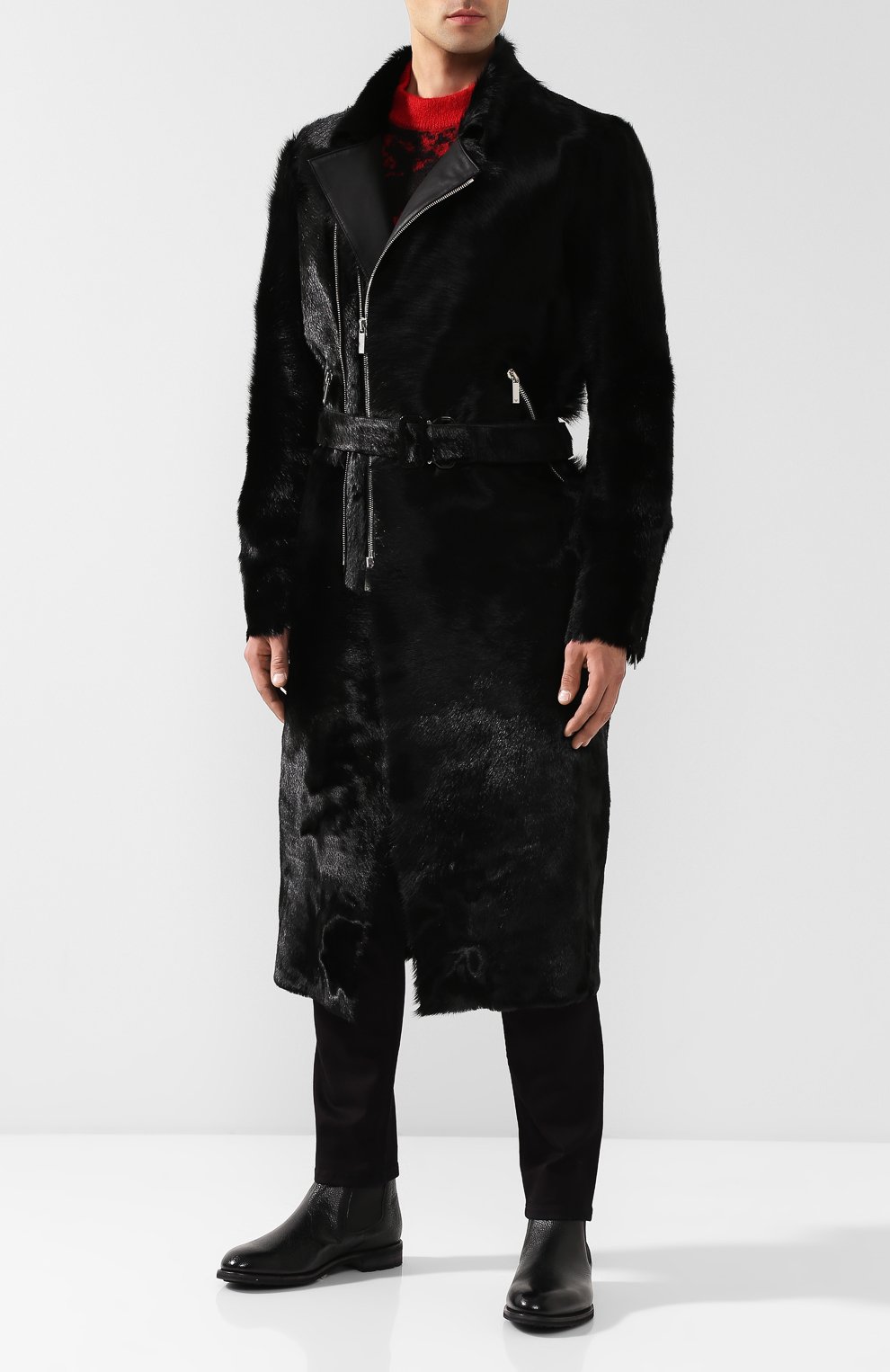 Шуба EMPORIO ARMANI черного цвета по цене 674500 руб., арт. 11L40P/11P42, фото 2 Шуба EMPORIO ARMANI, арт. 11L40P/11P42, фото 2