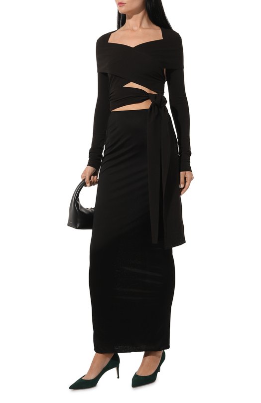 Замшевые туфли Cardinale Dolce & Gabbana CD1778/B1275 Зелёный  CD1778/B1275 Фото 2