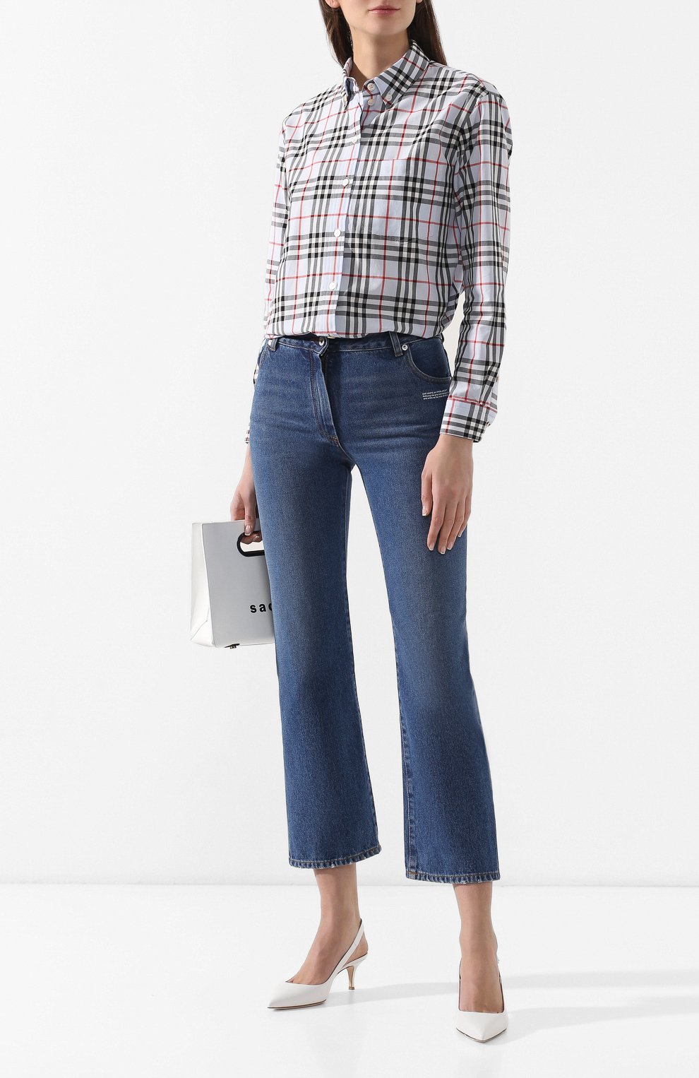 Хлопковая рубашка BURBERRY, арт. 8011835, фото 2
