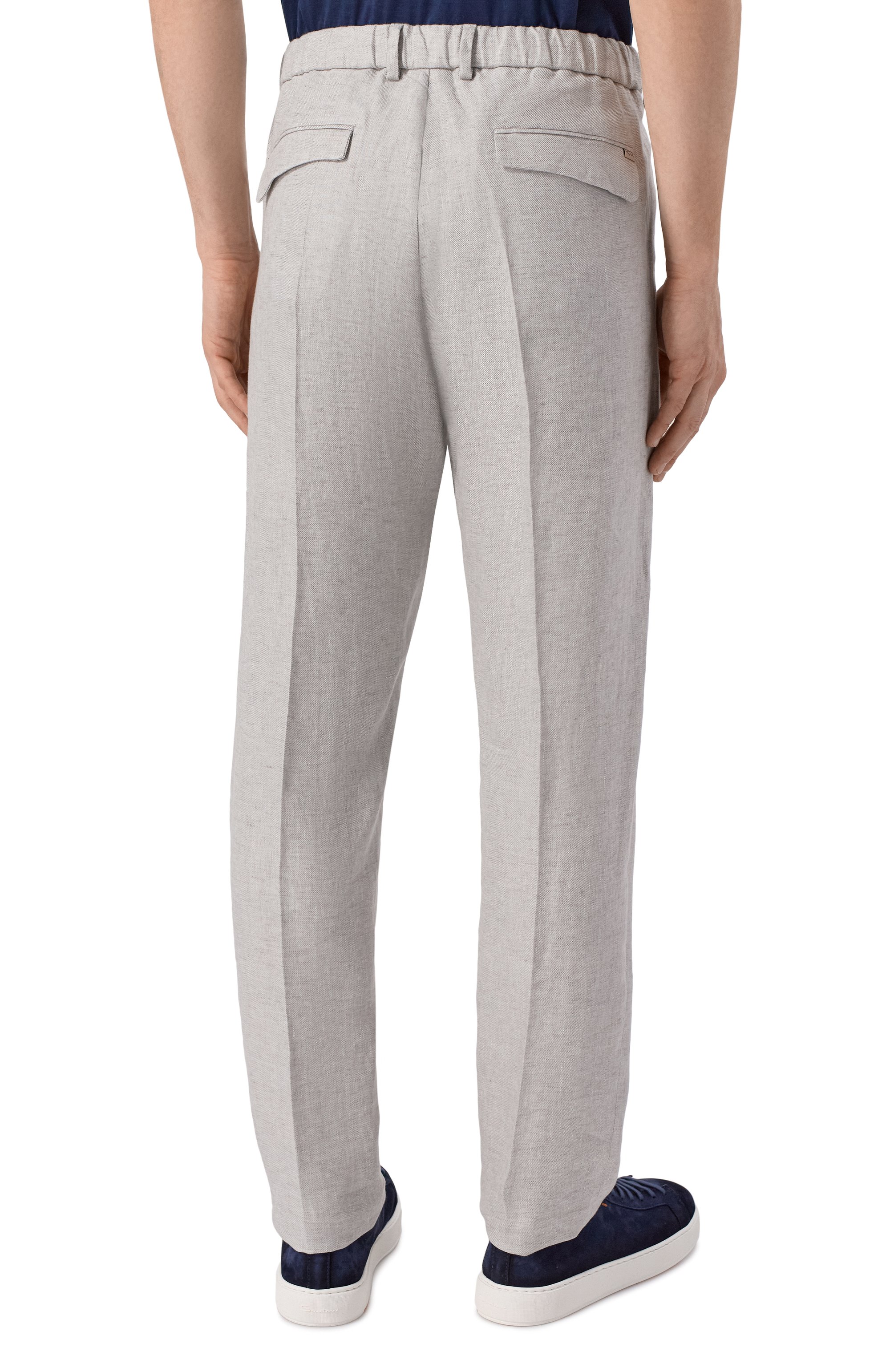 Льняные брюки PAUL&SHARK, арт. 26414057_001, фото 4