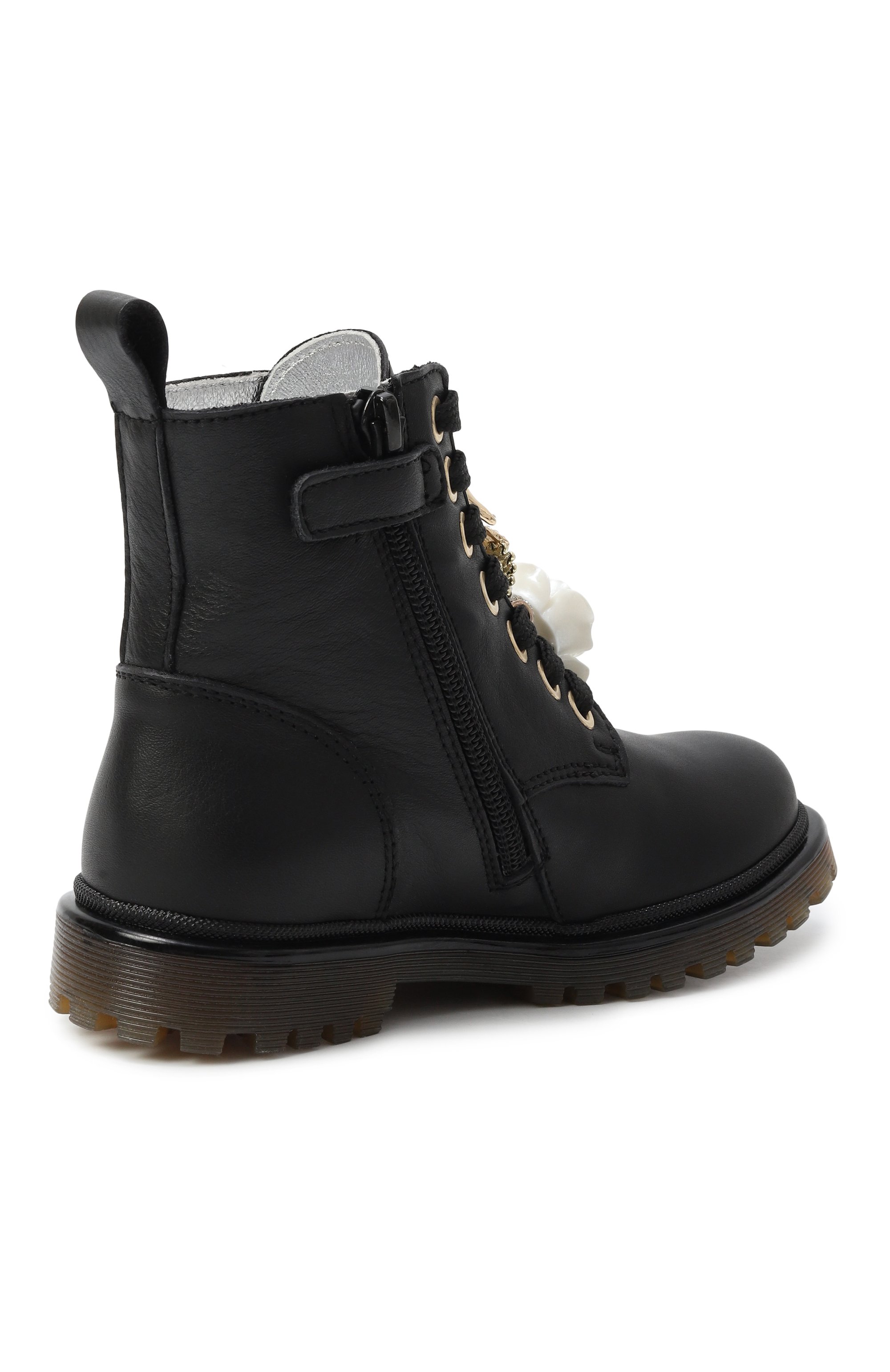 Кожаные ботинки MONNALISA, арт. 8CF015, фото 3