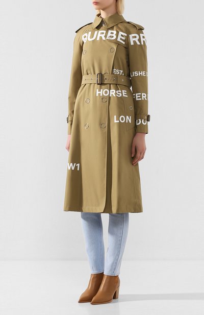 Хлопковый тренч wharfbridge BURBERRY хаки цвета по цене 340000 руб., арт. 8029927, фото 3 Хлопковый тренч wharfbridge BURBERRY, арт. 8029927, фото 3