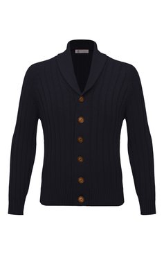 Мужской хлопковый кардиган BRUNELLO CUCINELLI темно-синего цвета, арт. M2870B2303 | Фото 1 (Материал сплава: Проставлено; Материал внешний: Хлопок; Рукава: Длинные; Драгоценные камни: Проставлено; Длина (для топов): Стандартные; Мужское Кросс-КТ: Кардиган-одежда; Стили: Кэжуэл)