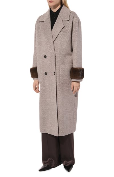 Пальто из шерсти и кашемира SEVEN LAB, арт. SCP.05.280.122, фото 3