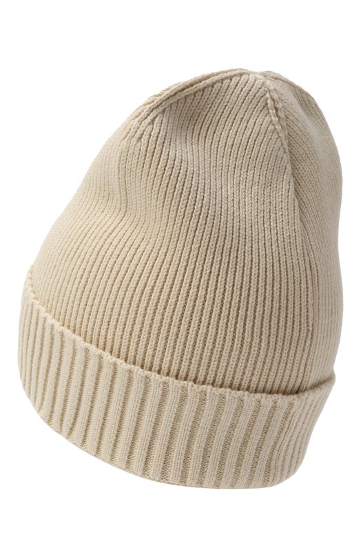 Шапка из хлопка и шерсти BOSS 50499423 Кремовый  50499423 Фото 2