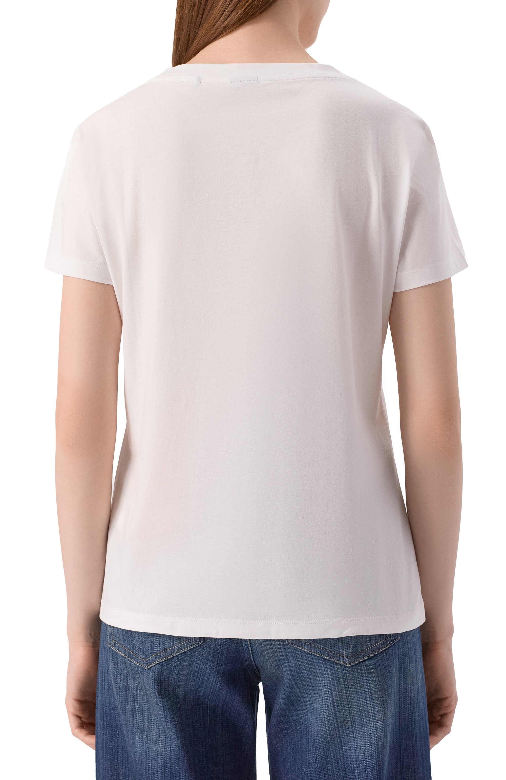 Хлопковая футболка BOSS ORANGE, арт. 50549184, фото 4