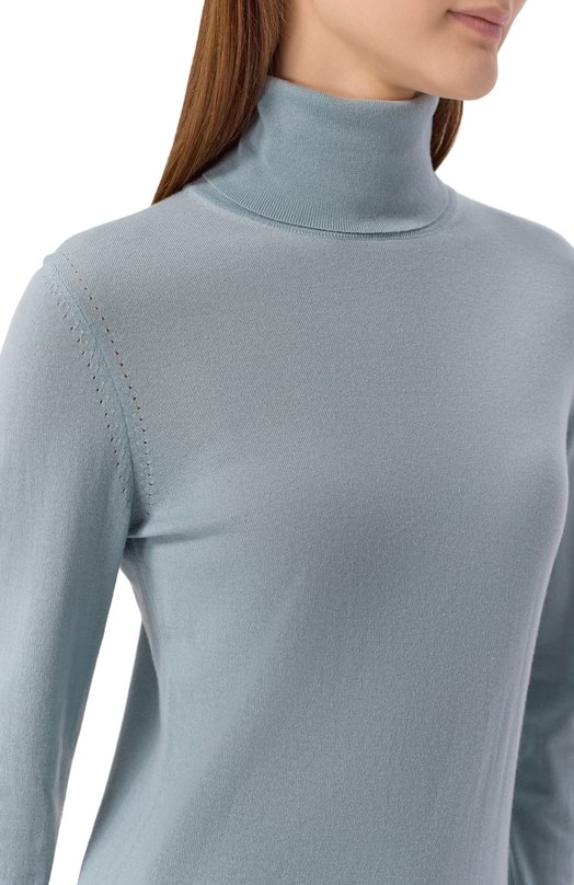 Кашемировая водолазка Loro Piana FAC4672 Голубой  FAC4672 Фото 5