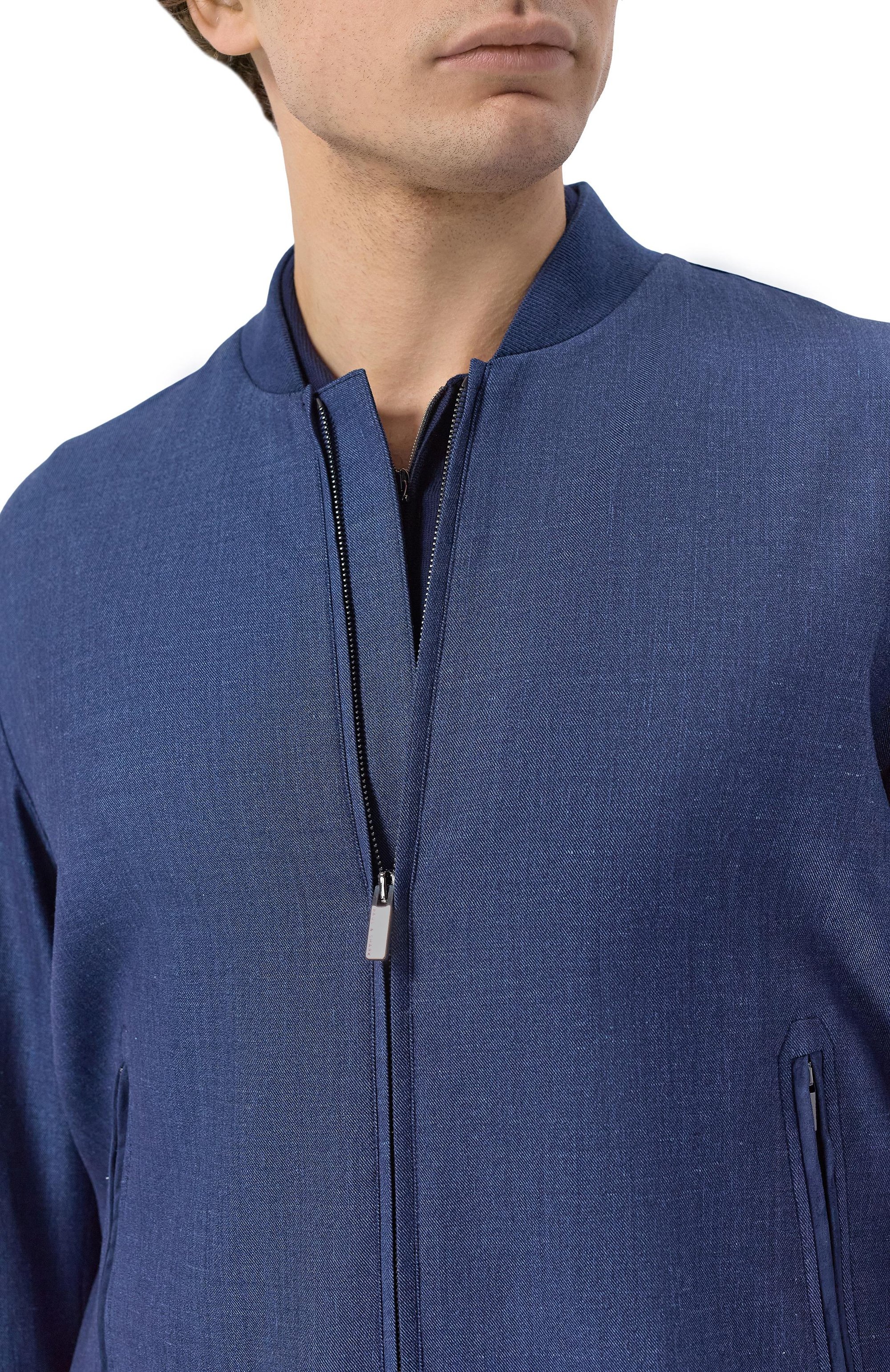 Бомбер из шерсти и шелка PAUL&SHARK, арт. 26412200, фото 5