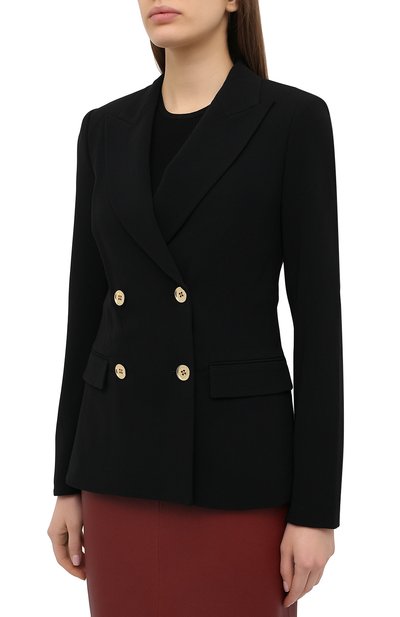 Жакет MICHAEL MICHAEL KORS черного цвета по цене 39350 руб., арт. MF01EZNENX, фото 3 Жакет MICHAEL MICHAEL KORS, арт. MF01EZNENX, фото 3